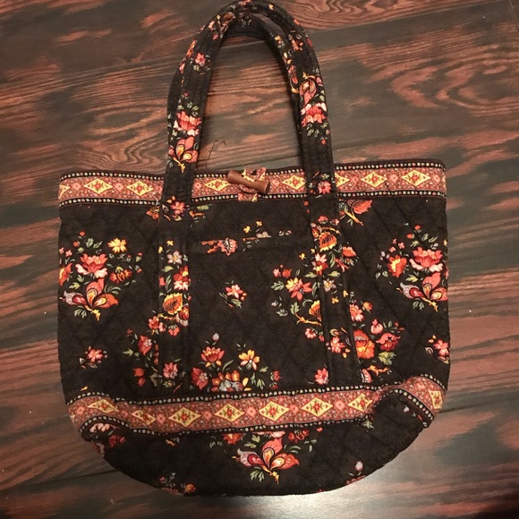 Vera Bradley Chocolat Small Toggle Tote - Picture 2 of 8